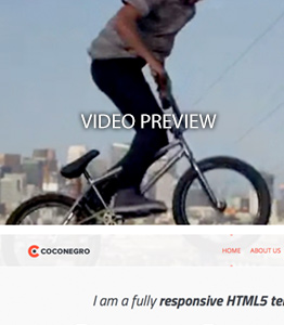 Coconegro responsive template